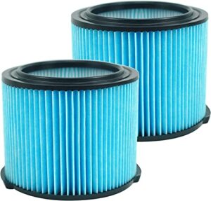 vf3500 replacement 3-layer filter compatible with riged vf3500 3-4.5 gallon vacuum cleaner wd4050 wd4070 wd4522, 2 pack
