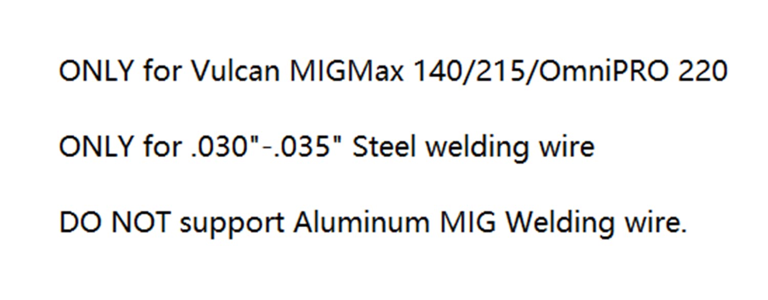 MIG WELDING GUN 15' 180AMP (2 PINS) replacement for Vulcan MIGMax 140/215/OmniPRO 220