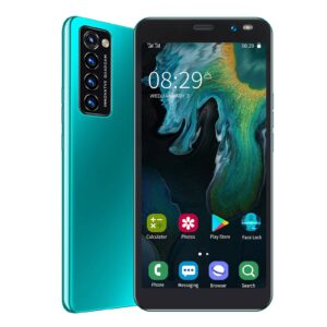 kikyo unlocked smartphones,landvo rino4 pro 5.45in dual sim unlocked cell phone,1gb ram + 8gb rom,2mp+5mp dual camera,face id android phone with 2200mah battery(green)