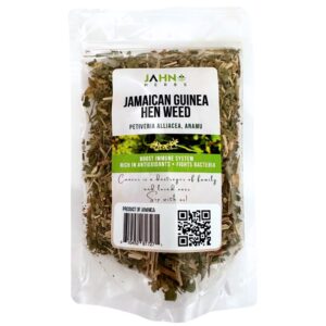 jamaican guinea hen weed, wildcrafted anamu herb, leaves and stem