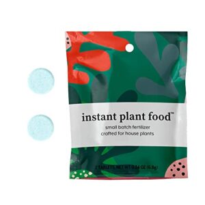 houseplant fertilizer & indoor plant food | self-dissolving tablets | make feeding your plants a breeze | instant plant food (2 tablets)