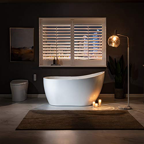 WOODBRIDGE BTA1507-B/N-Drain &O BATHTUB, With Brushed Nickel Drian