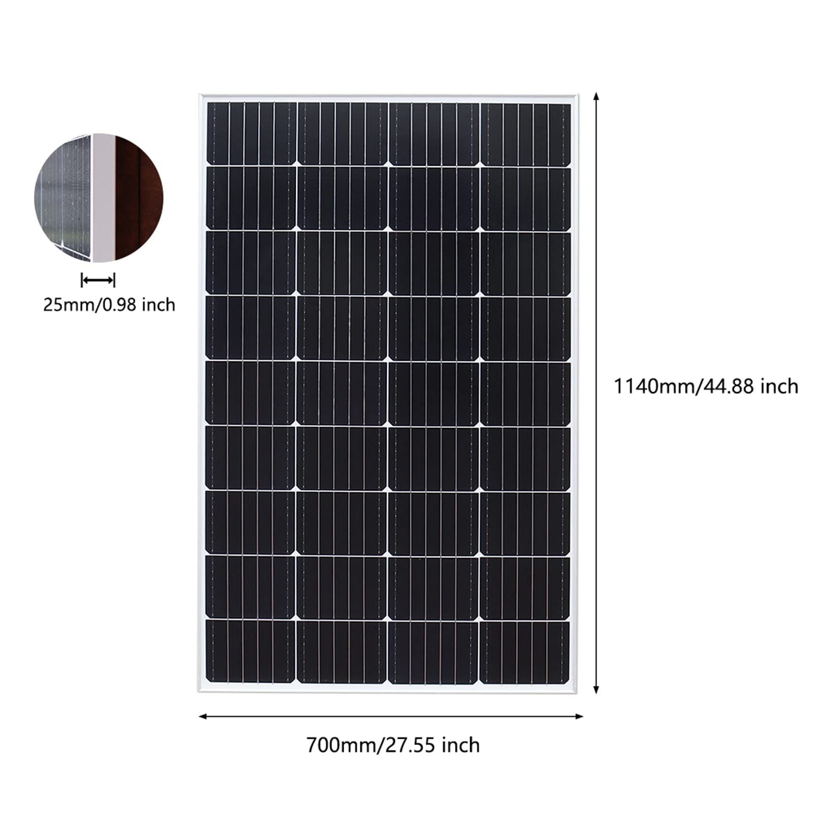 XINPUGUANG Solar Panel 300 Watt 12V Monocrystalline Solar Kit , 150W Solar Panel ,30A Charge Controller,Extension Cable,Mounting Brackets Off Grid for RV,Boat,Camper, Home (300W Solar Panel Kit)