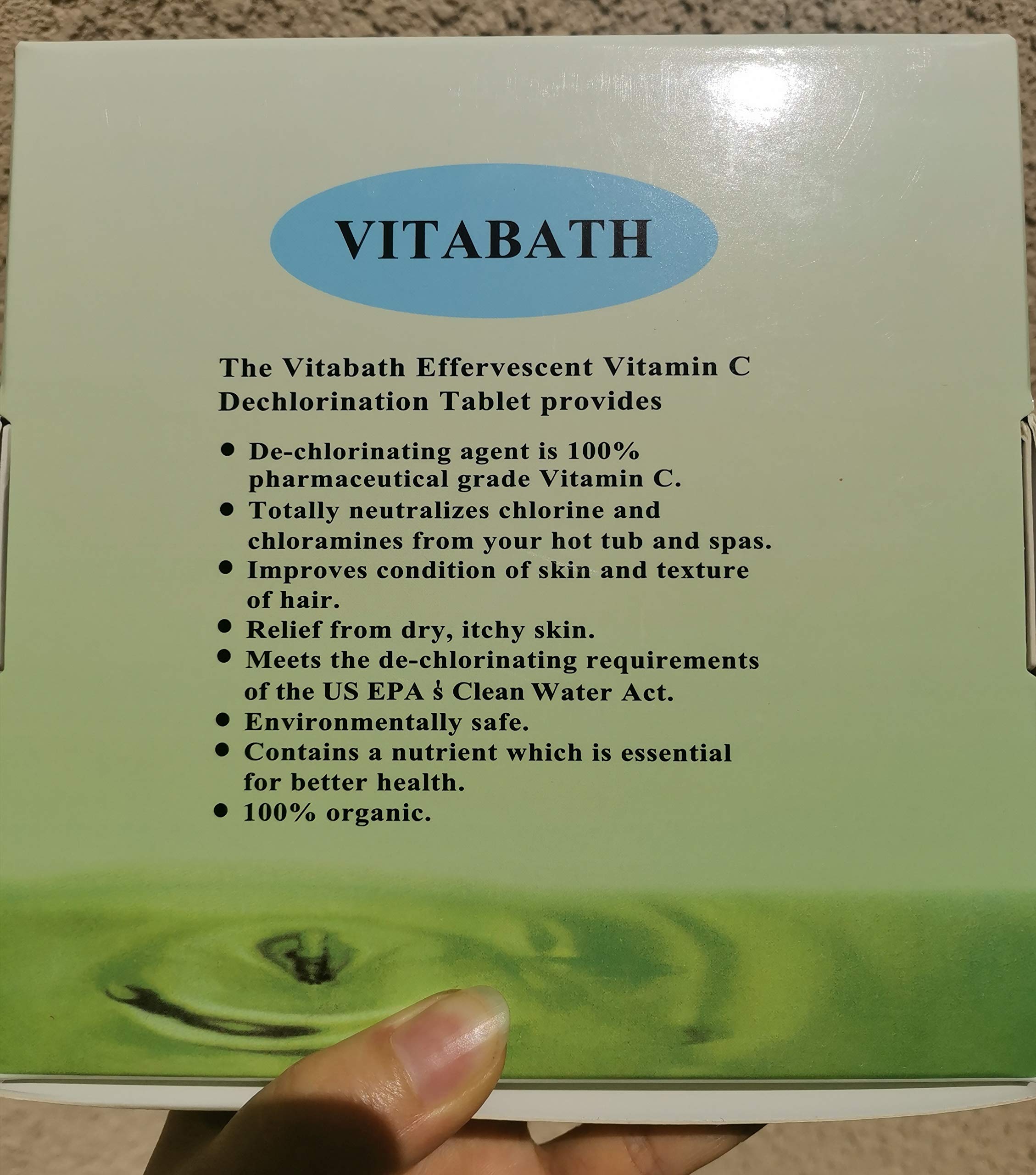 LIFEES BATH Dechlorination Tablets Vitamin C Effervescent, Pool, Shower 20tablets (5)