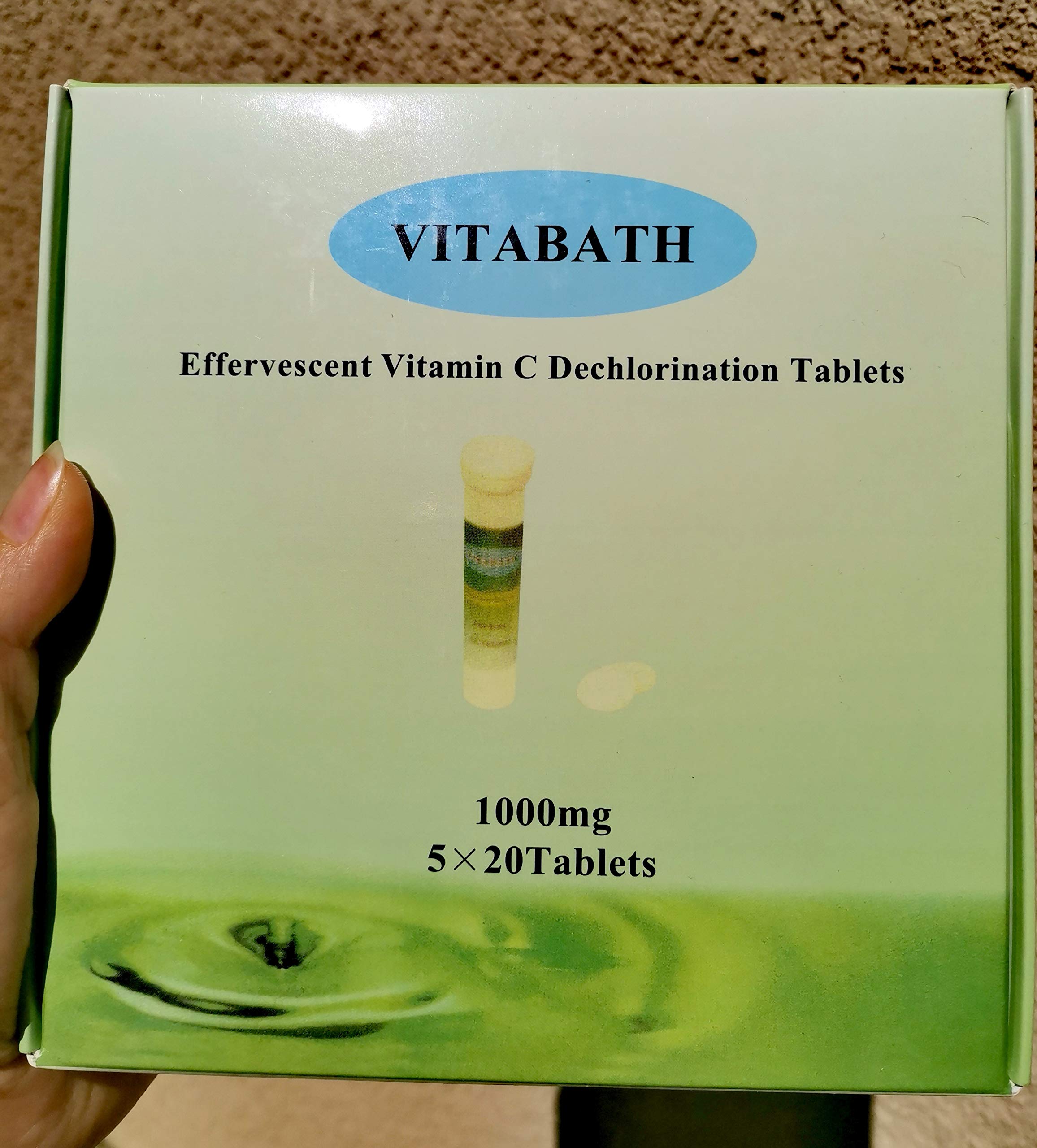 LIFEES BATH Dechlorination Tablets Vitamin C Effervescent, Pool, Shower 20tablets (5)