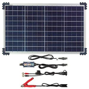 optimate solar duo 40w, tm522-d4, 6-step 12v / 12.8v 3.3a weatherproof solar battery saving charger & maintainer