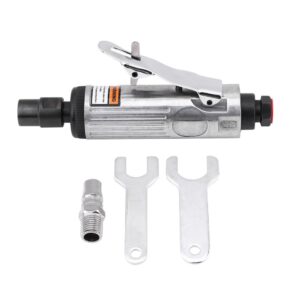 acouto 1/4" pneumatic die grinder 90psi pneumatic air die grinder grinding kit polishing engraving tool