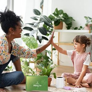 Kampasy Watering Can - 35oz White Watering Can Indoor Plant - Houseplant Watering Can - Indoor Watering Can with Long Spout-Cute Watering Can-Small Watering Can for Indoor Plants-Water Can for Plants