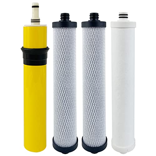 Hydrotech Compatible Reverse Osmosis Replacement Filter Set With Membrane 33001068-25 GPD