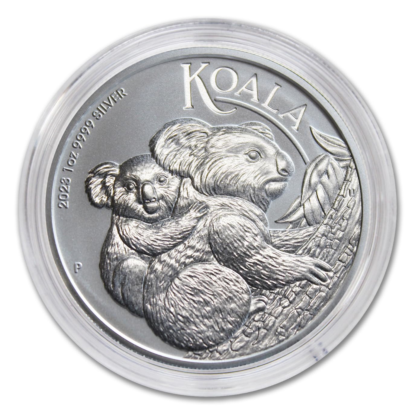 2023 P Set of (5) 1 oz Australian Silver Koala Coins (Brilliant Uncirculated in Capsule) and Certificate of Authenticity P Seller BU
