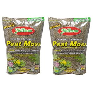 hoffman 15503 canadian sphagnum peat moss, 10 quarts, 2 pack