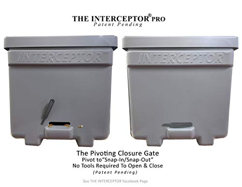 Honeybee Swarm Trap-THE INTERCEPTOR PRO Complete Kit ASSEMBLED With Frames, Foundation, Lure & REAL Beeswax Coating (also includes tree strap & hooks)