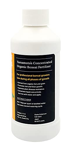 Yamamoto's Organic Concentrated Bonsai Fertilizer - Japan's Favorite - 8oz - No Harsh Chemicals