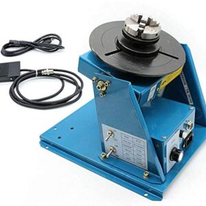 Rotary Welding Positioner 110V 2.5" Worktable Welder Positioner Turntable Machine Speed High Accuracy Welding Positioner For Annular Weld