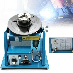 Rotary Welding Positioner 110V 2.5" Worktable Welder Positioner Turntable Machine Speed High Accuracy Welding Positioner For Annular Weld