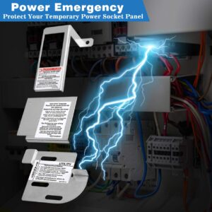 Generator Interlock Kit Compatible with Square D Electric HOMCGK2C Homeline Cover Generator and QOM2 Frame Size Main Breaker Interlock Kit