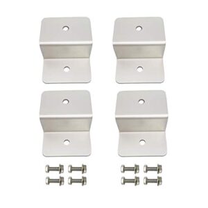 solar panel mounting z bracket mounts kits with nuts and bolts for rv boat off grid roof installation 4 units