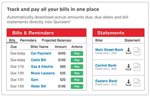 Quicken Deluxe NEW Subscriber Personal Finance – Manage your money with your First Year Subscription to Quicken (Windows/Mac)