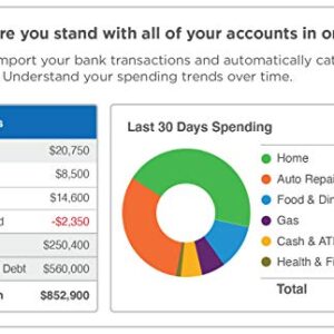 Quicken Deluxe NEW Subscriber Personal Finance – Manage your money with your First Year Subscription to Quicken (Windows/Mac)