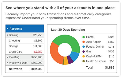 Quicken Deluxe NEW Subscriber Personal Finance – Manage your money with your First Year Subscription to Quicken (Windows/Mac)