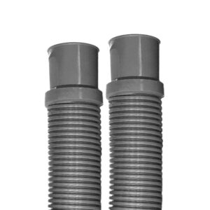 puri tech heavy duty above ground filter hose, 1.25 in x 3 ft - 2 pack, clamps included, connects skimmer to pump on concrete pools or filter to return on above ground pools