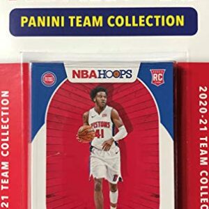 Detroit Pistons 2020 2021 Hoops Factory Sealed Team Set with Rookie cards of Saben Lee, Isaiah Stewart, Saddiq Bey and Killian Hayes