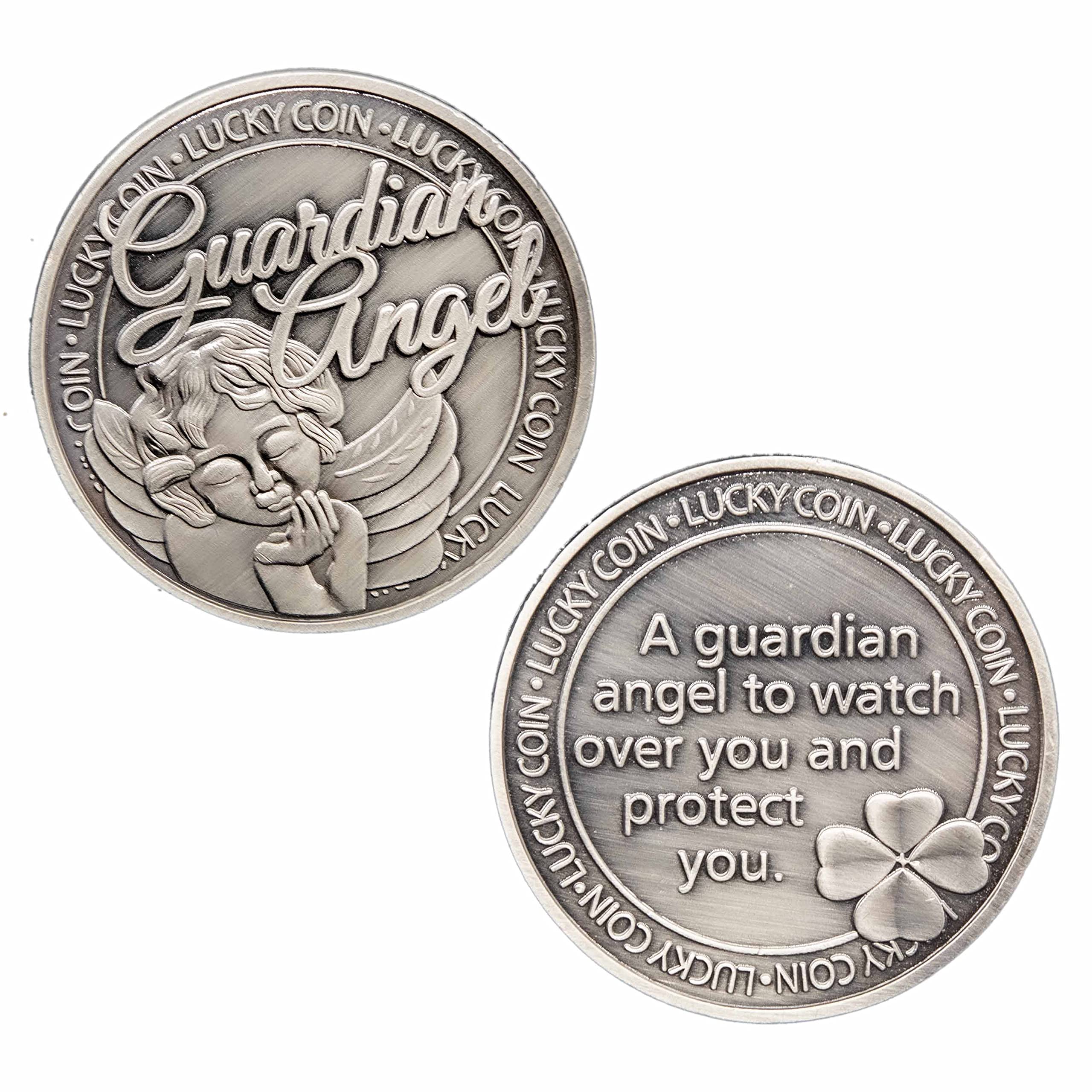 KANGHE Guardian Angel Medal Lucky Coin Good Luck Commemorative Gift