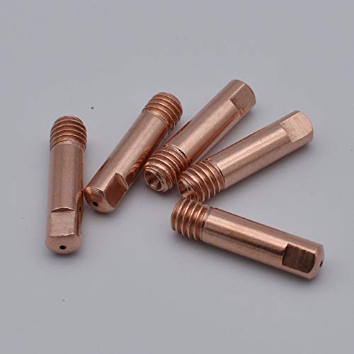 GZTIGWELD 20pk Contact Tip .035'' & 0.9mm M6x25mm Copper Accessory for MB-15AK MIG/MAG Welding Torch