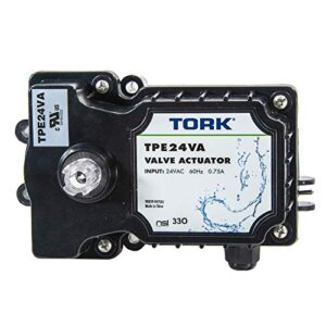 nsi tork tpe24va 24-volt valve actuator control, compatible with all 24vac control systems, for pools, spa equipment, solar and more, black