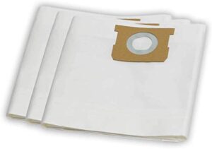 replacement for shop vac 90669 906-69 type c 3 gallon disposable collection filter bag - 3-pack disposable filter bags