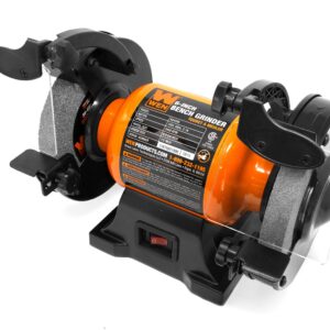 WEN BG4260 2.1-Amp 6-Inch Single Speed Bench Grinder, Orange,black