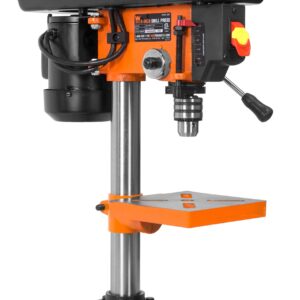 WEN 4206T 2.3-Amp 8-Inch 5-Speed Cast Iron Benchtop Drill Press,Black,Orange