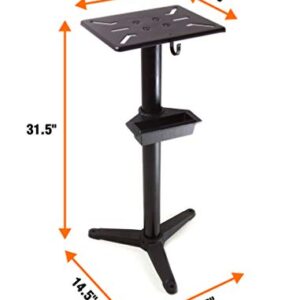 WEN Bench Grinder Stand, 32-Inch with Water Pot (4288T), Black