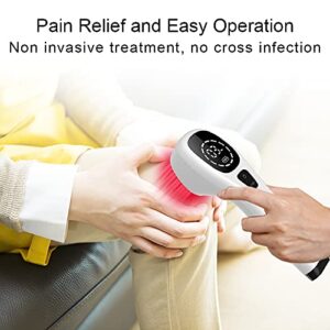 Cold Laser Human/Vet Device with LED Display Targets Joint and Muscles Directly for Pain ReliefInfrared Light(2x808nm +12X650nm)