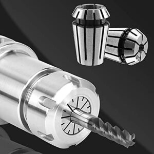 Lanzeuta 1/4" & 1/8" ER11 Spring Collet, High Precision ER11 Collet Chuck for CNC Engraving Machine and Milling Lathe Tool