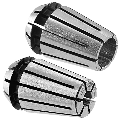 Lanzeuta 1/4" & 1/8" ER11 Spring Collet, High Precision ER11 Collet Chuck for CNC Engraving Machine and Milling Lathe Tool