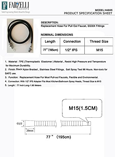 Kitchen Faucet Replacement Hose Pull Down Pull Out