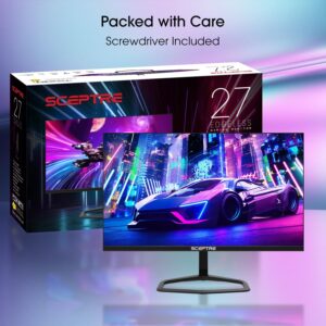 Sceptre 27 inch 240Hz Gaming Monitor AMD FreeSync Premium HDMI DisplayPort Build-in Speakers Machine Black 2024 (FWD240 Series)