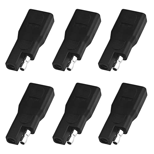 WMYCONGCONG 6 PCS SAE Polarity Reverse Adapter Connectors SAE Quick Disconnect Extension Cable Connector for Solar Panel Battery Power Charger