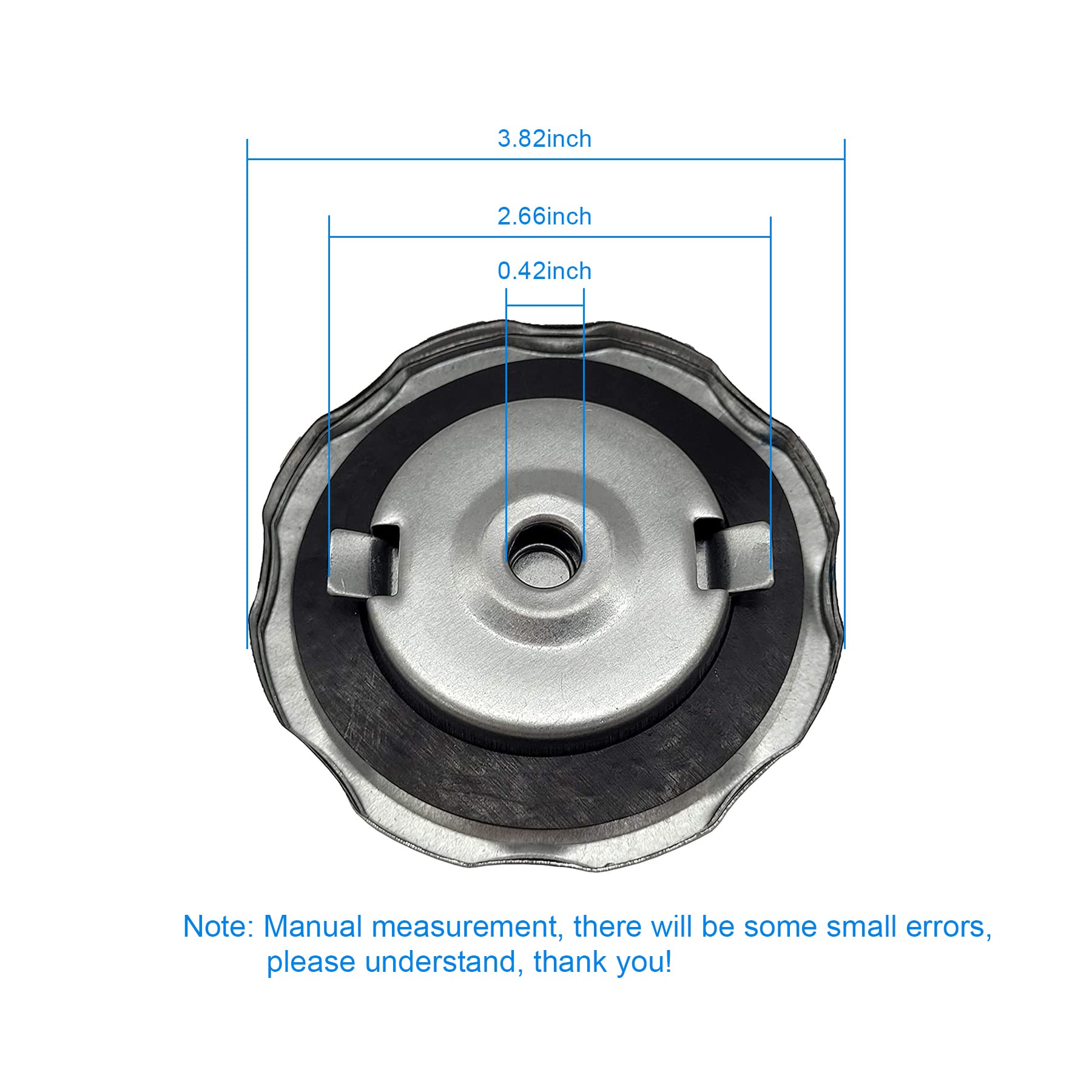 YESHINDA Replacement Generator Tank Fuel Vent Cap Fits For GX160 GX200 GX240 GX270 GX340 Engine Motors 6.5HP 68729 6500W 420CC 13HP 63082 63083 Generator