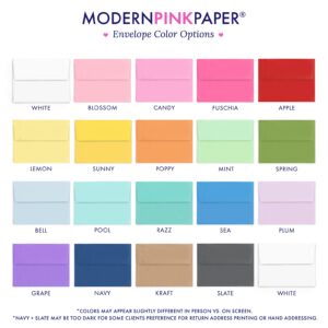 Elegant Personalized Stationery for Women, Personalized FLAT OR FOLDED Note Cards with Envelopes, Script Style, Your Choice of Colors and Quantity