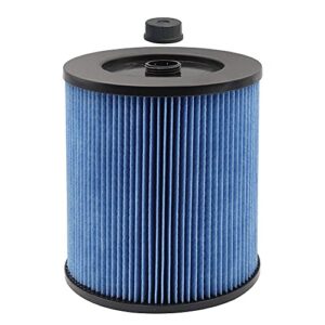 cartridge filter for craftsman 17907 shop vacuum fine dust filter,for 5 to 20 gallon shop vacuums,3-layer pleated paper vacuum filter