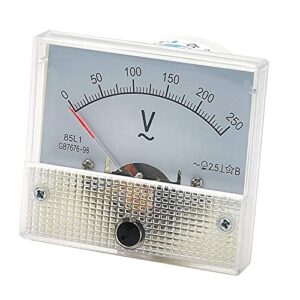 heyiarbeit ac 0-250v analog panel voltage gauge 85l1 volt meter for voltage measurement devices 1pcs
