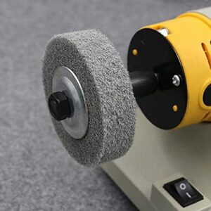 𝐋𝐮𝐨 𝐤𝐞 5 Pcs 3'' Grinding/Buffing Wheels - 3/8'' Arbor Hole Abrasive Polishing Wheel Aluminum Buffing Kits for Bench Grinder