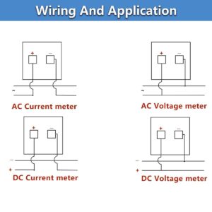 Heyiarbeit AC 0-300V Analog Panel Voltage Gauge 44L1 Volt Meter for Voltage Measurement Devices 1Pcs