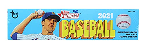 2021 Topps Heritage MLB Baseball HOBBY box (24 pks/bx)