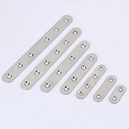 4Pcs stainless steel connection shelving brackets Stainless Steel Corner shelf brackets heavy duty Straight Brackets for Wood Chair shelf holders Joint Bracket Metal tool