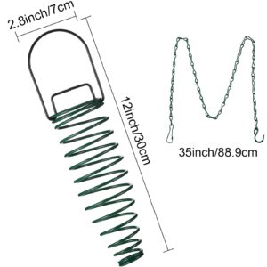 Squirrel Feeder Corn Cob Holder Squirrel Feeder with 35 Inches Extension Chain for Squirrel Bird and Other Backyard Feeding Supplies (1 Pcs)