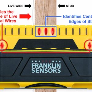 Franklin Sensors ProSensor M150 Stud Finder with 9-Sensors, Wood & Metal Stud Detector/Wall Scanner, Made in the USA