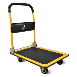 Wellmax Platform Cart 330lb Yellow and 660lb Red